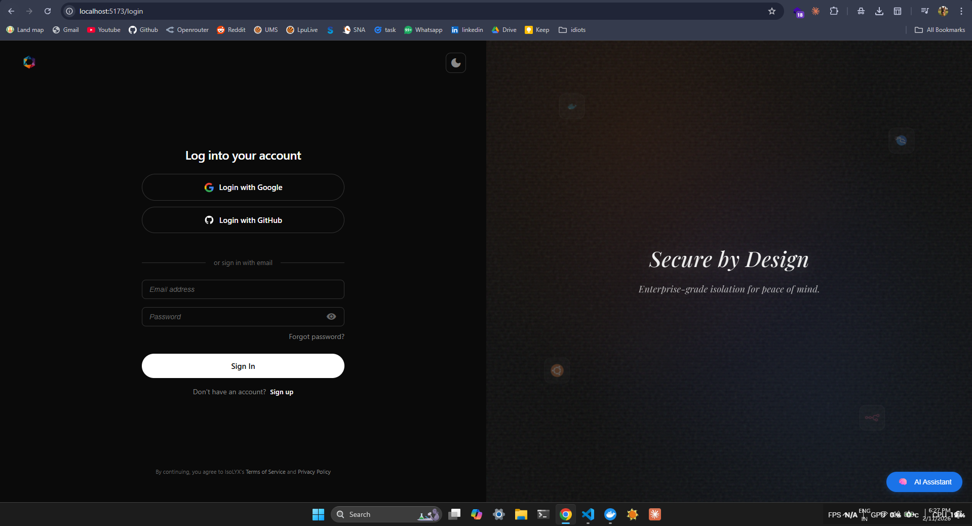 lpu labs — login page